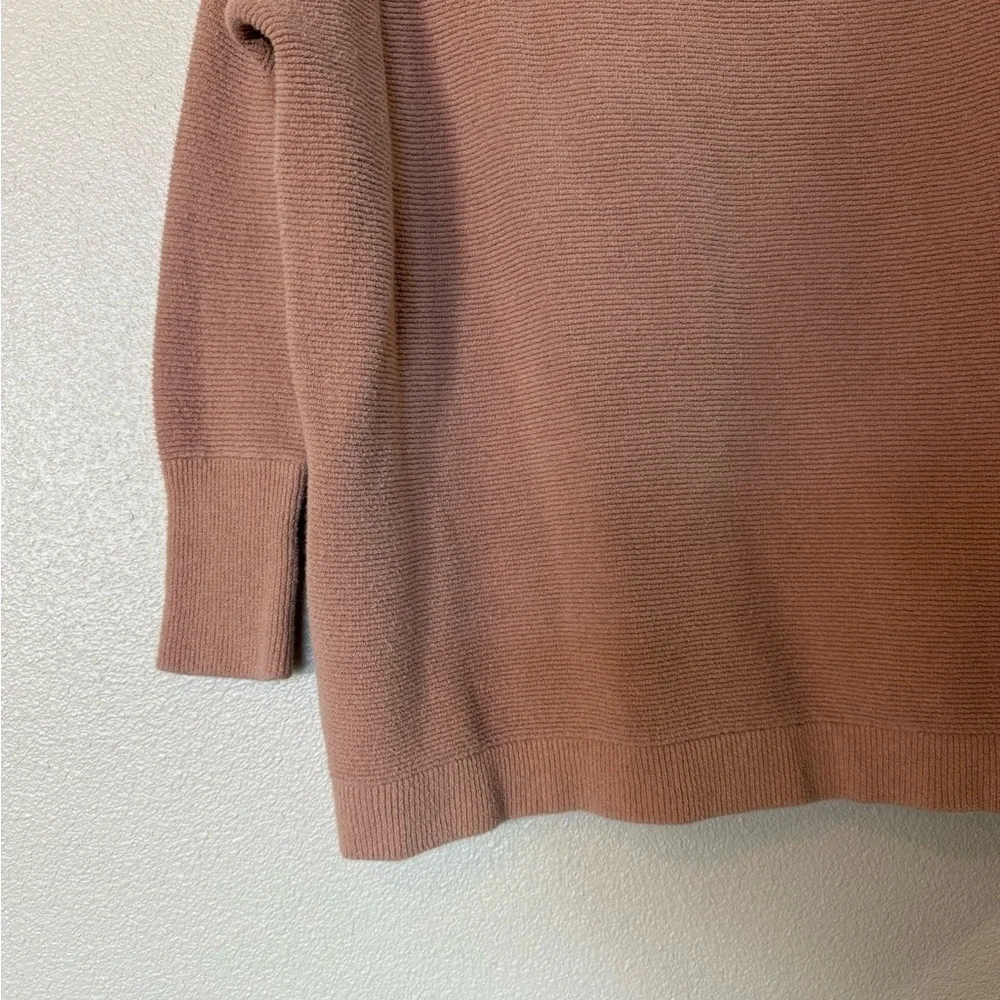 Free People Ottoman Slouchy Tunic Sweater Pink Sun Sand Medium